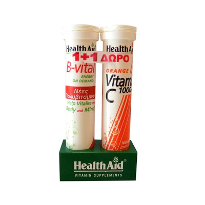 Health Aid B - Vital Energy με Γεύση Βερύκοκο 20 Α