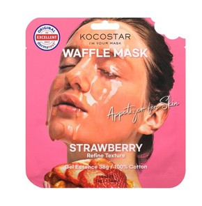 Kocostar Waffle Face Mask Strawberry-Μάσκα Προσώπο