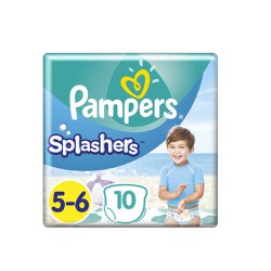 Pampers Splashers Size 5-6 10 Swimsuit Diapers