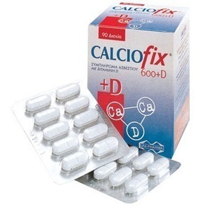 Calciofix 600 + D3 (90 Ταμπλέτες)
