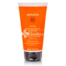 Apivita Shine & Revitilizing Conditioner - Κρέμα Μαλλιών Λάμψης & Αναζωογόνησης με Πορτοκάλι & Μέλι, 150ml