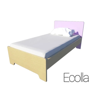 Παιδικό Ημίδιπλο Κρεβάτι Λιλά Irven  Ecolla 110x19