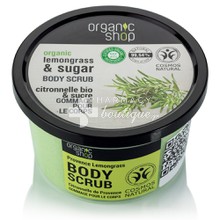 Organic Shop Body Scrub Provence Lemongrass - Scrub σώματος, 250ml