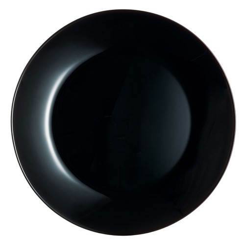Porculanski crni tanjir 25cm