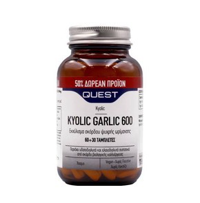 Kyolic Garlic 600mg Aged Garlic Extract Συμπλήρωμα