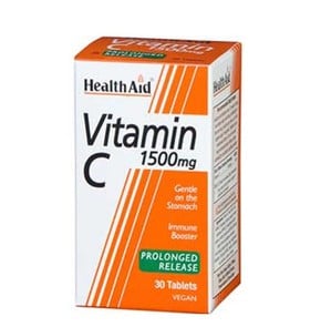 Health Aid Vitamin C 1500gr  Εύκολα Απορρόφησιμη Β