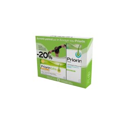 Bayer Priorin Extra Promo (-20% Επιπλέον Έκπτωση ) Συμπλήρωμα Διατροφής Για Τριχόπτωση 60 κάψουλες & Shampoo Για Κανονικά Kαι Ξηρά Μαλλιά 200ml