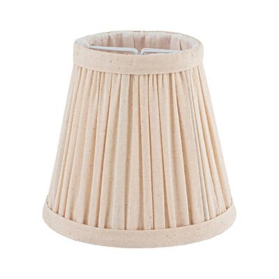 Lampshade E14 (9-14d-13h) With Clip Cotton Beige