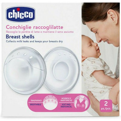 CHICCO Natural Feeling Breast Shealds Κοχύλια Συλλογής Μητρικού Γάλακτος 2 Τεμάχια