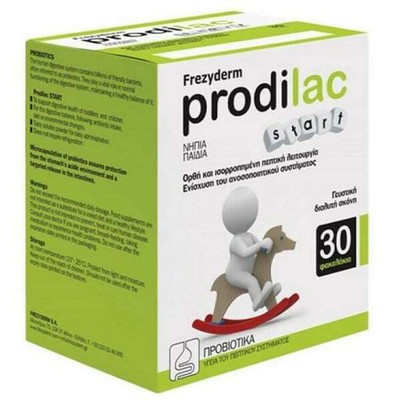 FREZYDERM Prodilac Start Προβιοτικά Για Βρέφη & Παιδιά Έως 2 Ετών 30 Φακελάκια