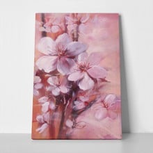 Almonds blossom pink handmade painting 404229217 a