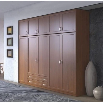 Wardrobe with 5doors/Walnut