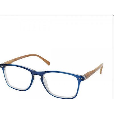 EYELEAD Γυαλιά Πρεσβυωπίας - Διαβάσματος Μπλε Με Ξύλινο Βραχίονα Κοκάλινο Ε212