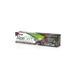 Optima Aloe Dent Triple Action Activated Charcoal Toothpaste Οδοντόκρεμα Με Ενεργό Άνθρακα & Μείγμα Φυσικών Εκχυλισμάτων Από Βότανα 100ml