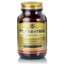 Solgar Resveratrol 100mg - Καρδιαγγειακό, 60 veg. caps 