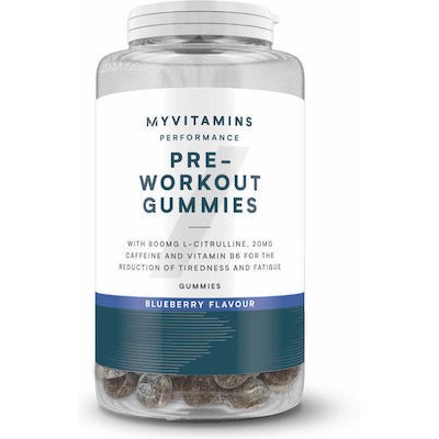MY VITAMINS Pre-Workout 60 Gummies - Μύρτιλο