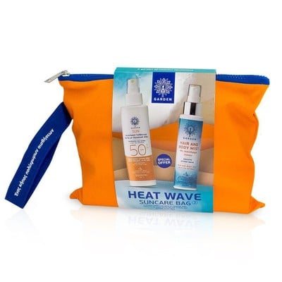 Garden Promo Pack Heat Wave Suncare Bag Spray Face