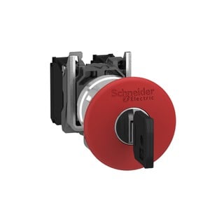 Emergency Red Stop Button With Key XB4BS9445