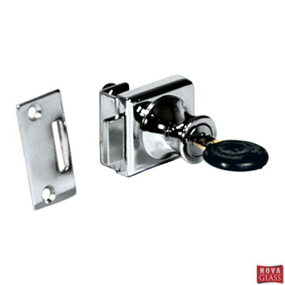 Lock for single-wing glass door