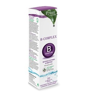 Power Health Vitamin B Complex Stevia, 20 Αναβρ. Δ