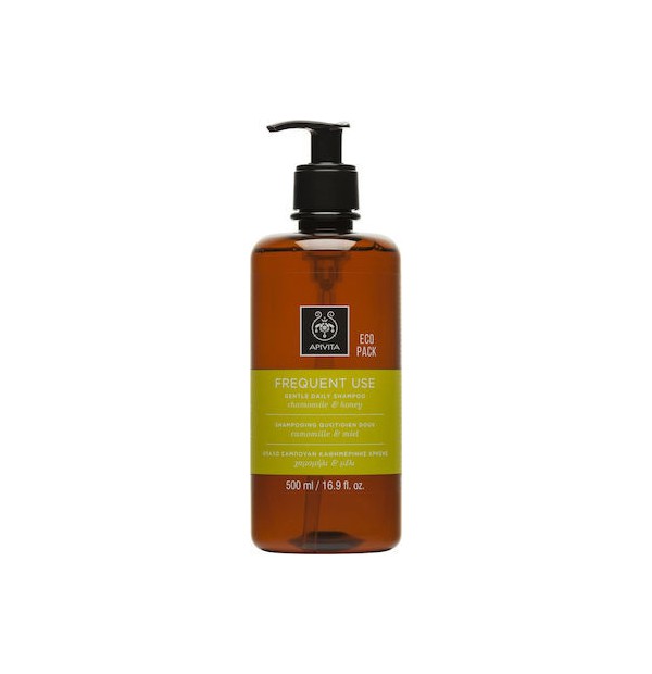 Apivita Gentle Daily Shampoo Απαλό Σαμπουάν για Καθημερινή Χρήση με Χαμομήλι & Μέλι, 500ml