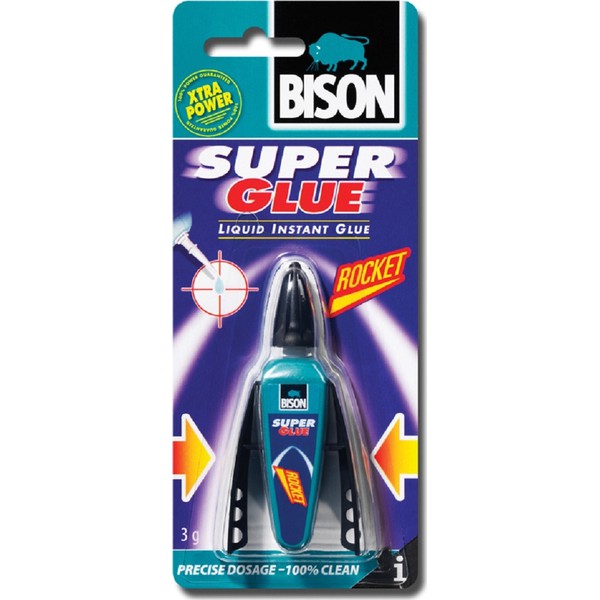 Bison Υγρή Κόλλα Στιγμής Super Glue Brush Μικρού Μ