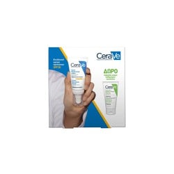 CeraVe Promo AM Facial Moisturizing Lotion SPF30 52ml & Hydrating Cream-to-Foam Cleanser 50ml 