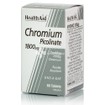Health Aid CHROMIUM Picolinate 1800μg - Αδυνάτισμα, 60 veg. tabs