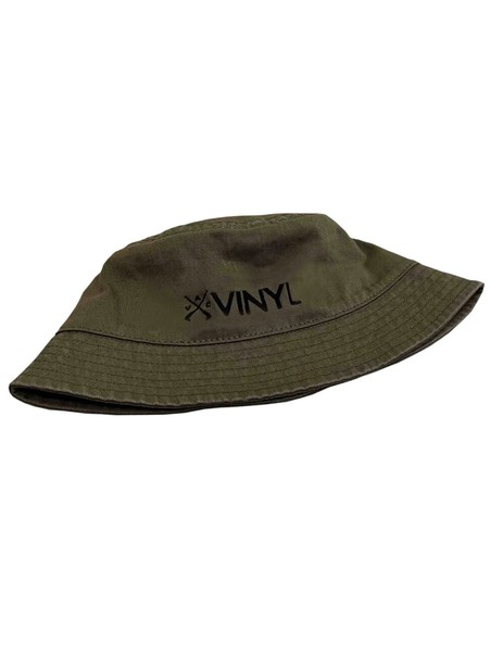 Vinyl art clothing khaki bucket hat