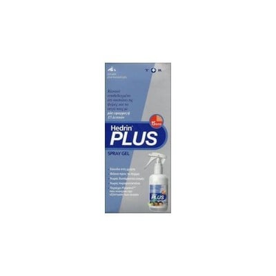 HEDRIN Plus Αντιφθειρικό Spray-Gel Για Ψείρες 100ml