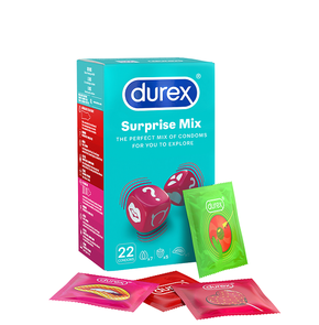 Durex Surprise Mix Collection Προφυλακτικά, 22 Τεμ