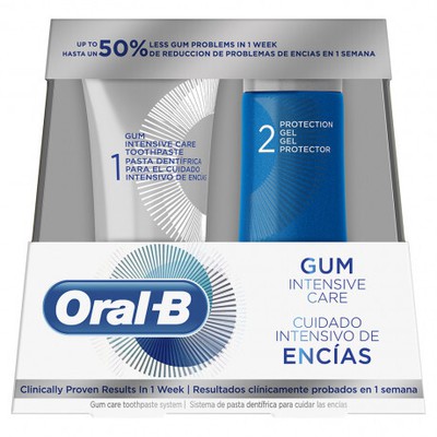 ORAL-B Gum Intensive Care Οδοντόκρεμα 85ml & Τζελ Προστασίας 63ml