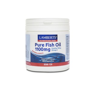 LAMBERTS Pure fish oil 1.100mg υψηλής ισχύος & μέγ