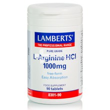 Lamberts L-ARGININE HCI 1000mg, 90tabs