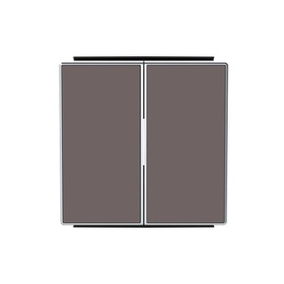Sky Niessen Double Cover Plate Taupe 8511TP 718747