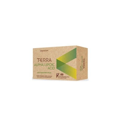 GENECOM Terra Alpha Lipoic Acid Συμπλήρωμα Διατροφής Με Αντιοξειδωτική Δράση x30 Ταμπλέτες