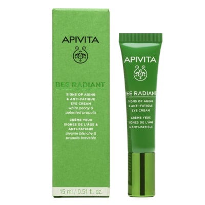 Apivita Bee Radiant Κρέμα Ματιών για  Σημάδια Γήρα