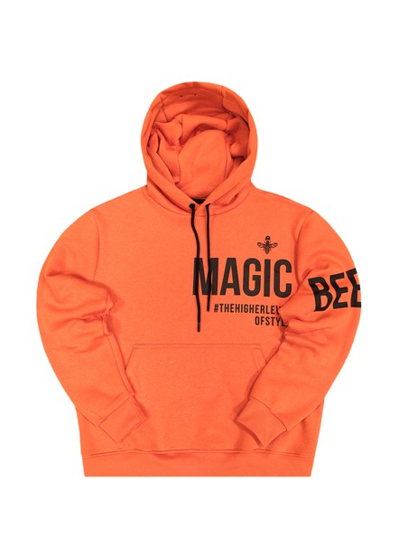 Magicbee sleeves logo hoodie - orange