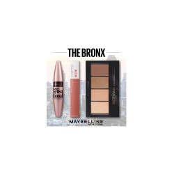 Maybelline Promo The Bronx Makeup Set With Master Bronze Palette 14gr & Super Stay Matte Ink Liquid Lip 5ml & Lash Sensational Mascara 9.5ml
