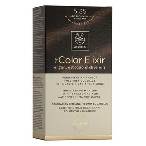 APIVITA Βαφή μαλλιών color elixir N5.35 καστανό αν