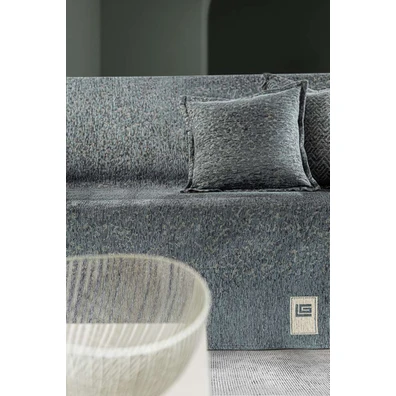 Ριχτάρι Καναπέ Matis Anthracite (Τριθέσιος) 180x30