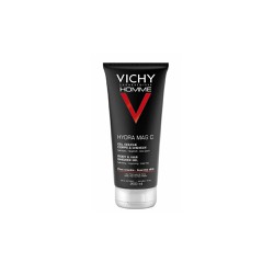 Vichy Homme Hydra Mag-C Shower Gel Ανδρικό Τονωτικό Τζελ Ντους Για Σώμα & Μαλλιά 200ml