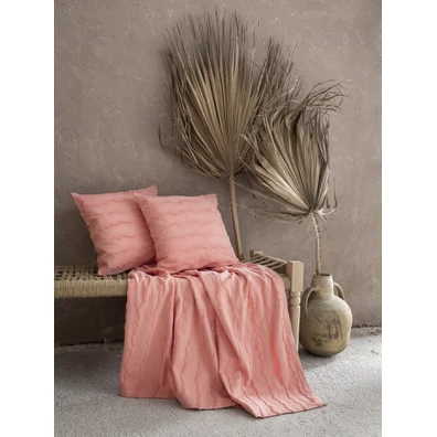 Διακοσμητικό Ριχτάρι Καναπέ 130x170 - Oleada Coral