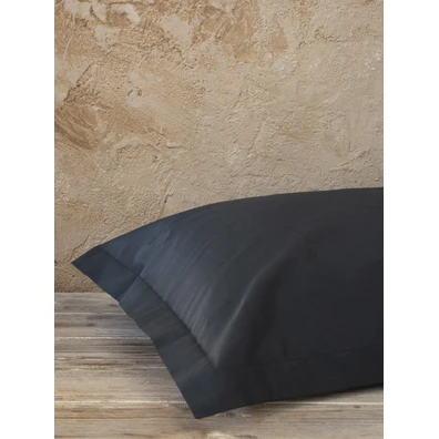 Μαξιλαροθήκες Oxford Superior Satin - Black Nima H