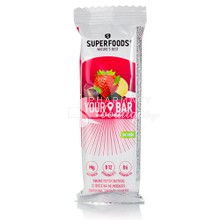Superfoods Your Bar - Γεύση Φράουλα, 45gr