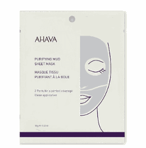 Ahava Purifying Mud Sheet Mask-Μάσκα Προσώπου με Λ