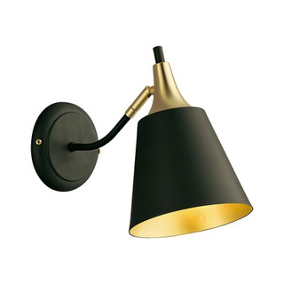 Wall Light E27 Black/Gold Μenta 4241601
