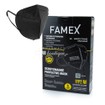 FAMEX Face Mask FFP2 (KN95) - Μαύρο, 10τμχ.
