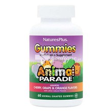 Natures Plus Animal Parade Gummies Multivitamin Cherry, Grape & Orange Flavors - Παιδική Πολυτιβαμίνη, 60 ζελεδάκια