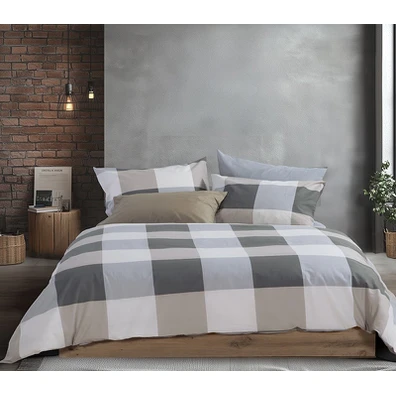 ΣΕΤ ΣΕΝΤΟΝΙΑ ΒΑΜΒΑΚΕΡΑ ΜΟΝΑ CASUAL CHECK 170X270 N